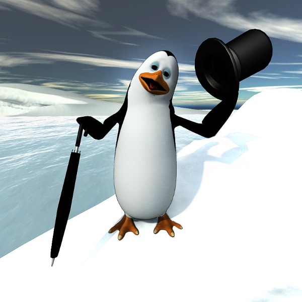 3D Модель Пингвина Скачать